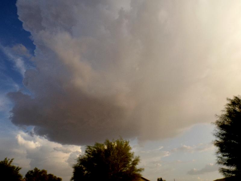 DSCF0059.JPG - A rare storm forming in southeast Phoenix. It's monsoon season!