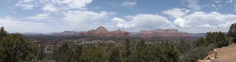 DSCF0207.JPG - Sedona - red rocks - view from airport highest Sedona elevation