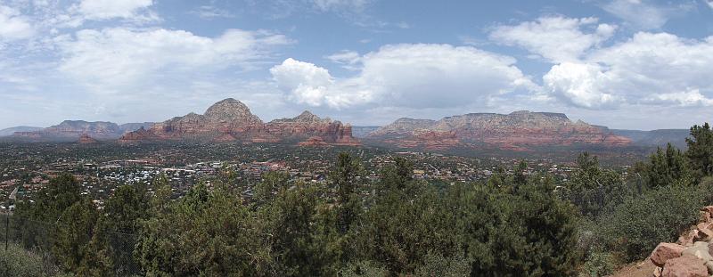 DSCF0208.JPG - Sedona - red rocks - view from airport highest Sedona elevation