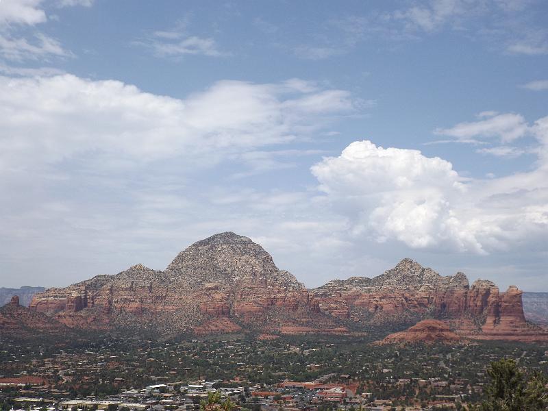 DSCF0209.JPG - Sedona - red rocks - view from airport highest Sedona elevation