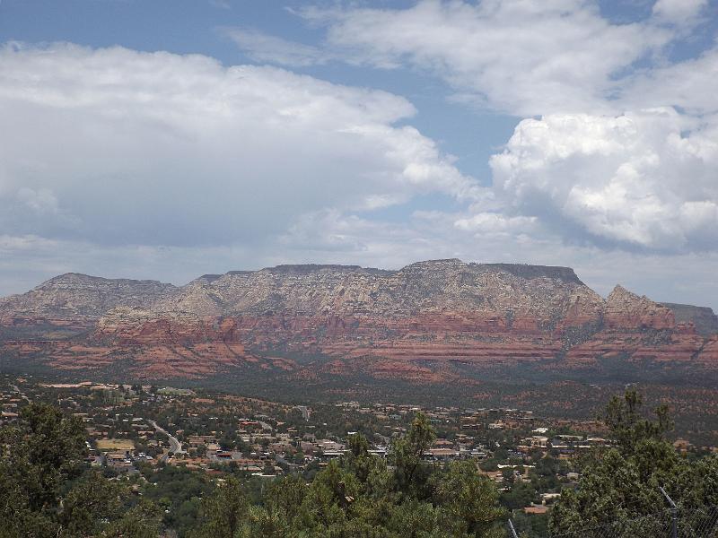 DSCF0210.JPG - Sedona - red rocks - view from airport highest Sedona elevation