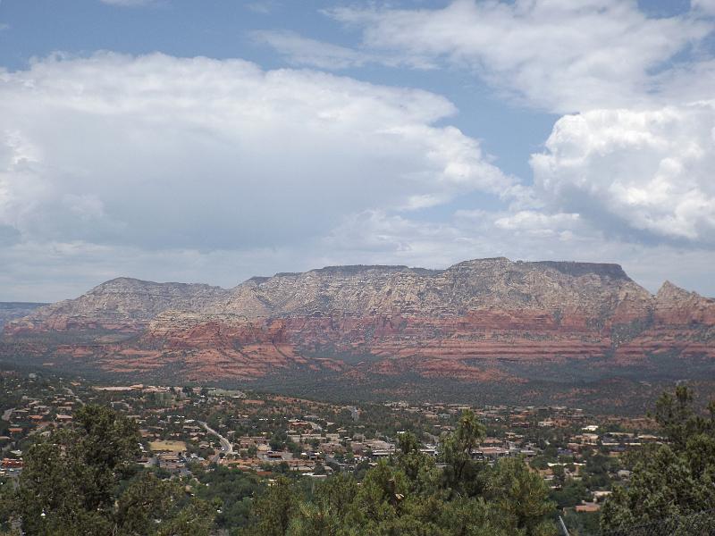 DSCF0211.JPG - Sedona - red rocks - view from airport highest Sedona elevation