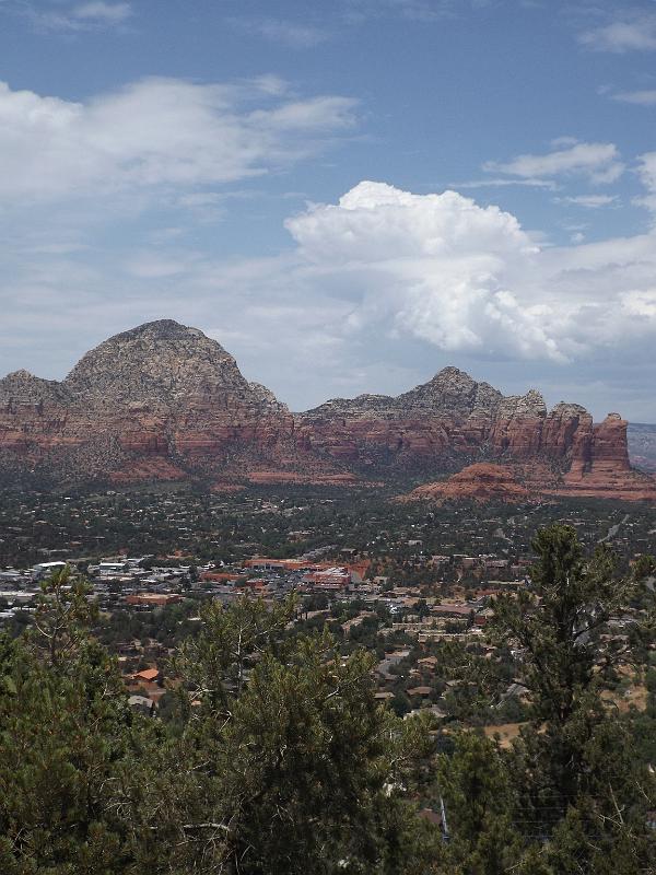 DSCF0213.JPG - Sedona - red rocks - view from airport highest Sedona elevation