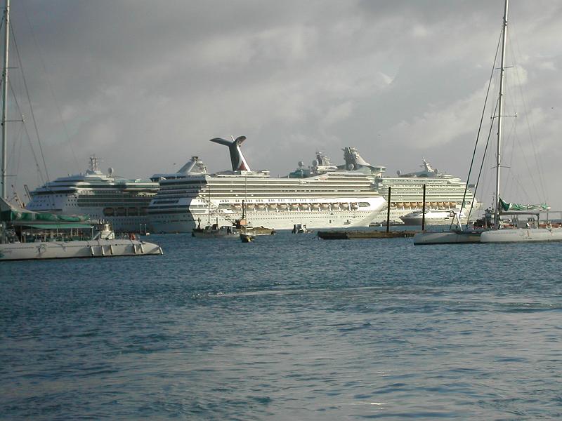 DSCN5132.JPG - Our ship docked at St. Maarten