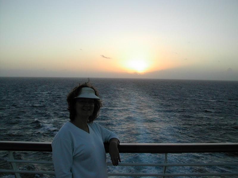 DSCN5175.JPG - Mom at sunrise