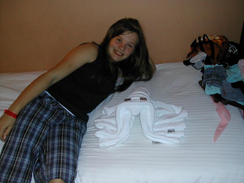 DSCN5195.JPG - Courtney with Octopus towel