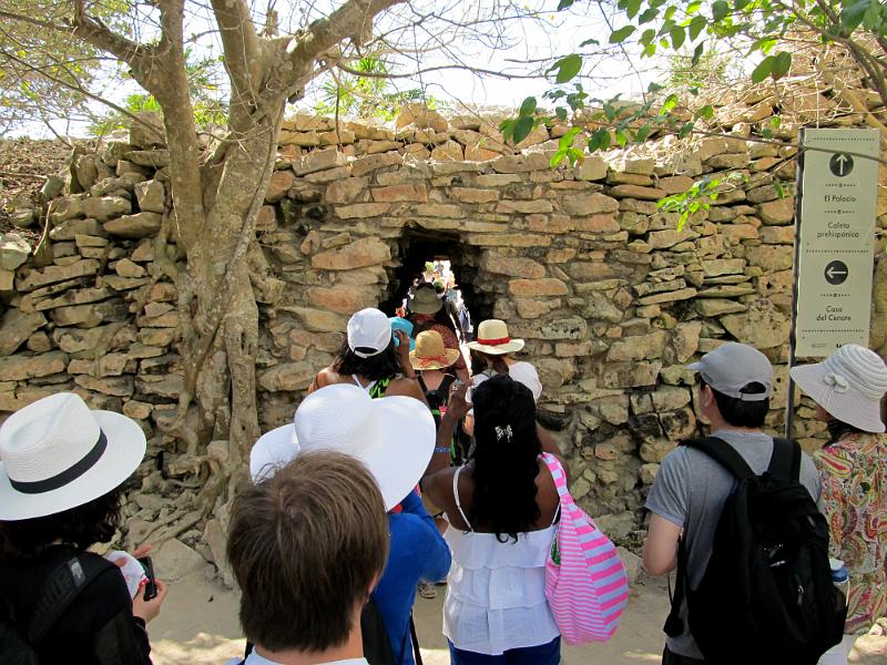 IMG_0673.JPG - Tulum entrance.  All entrances are through tunnels.