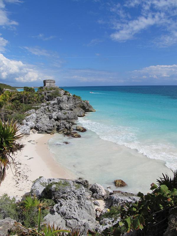 IMG_0720.JPG - Tulum - gorgeous view up the coast toward the north